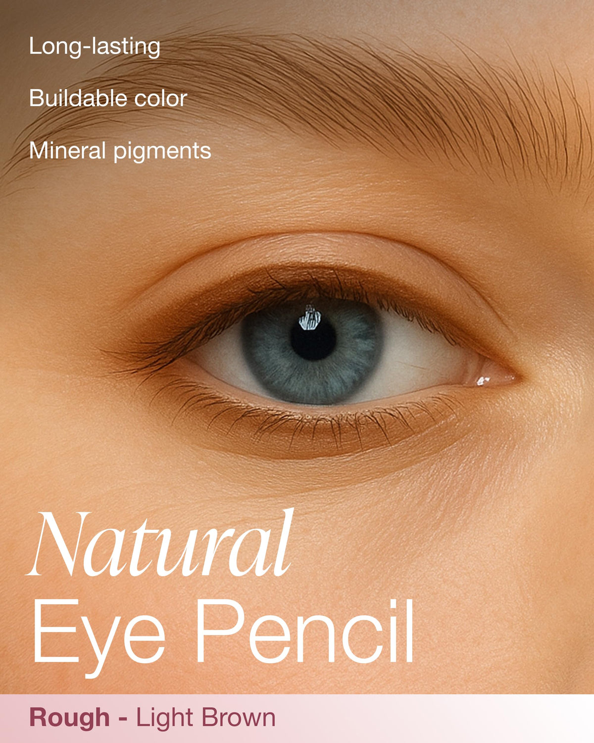 Mineral Fusion pencil tip close-up highlighting smooth glide and precise line
