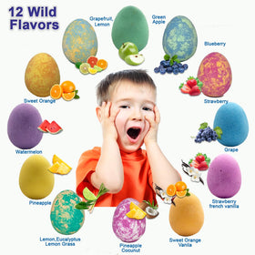 Mineral Me California child enjoying bath with fizzy bomb benefit: makes bath time engaging