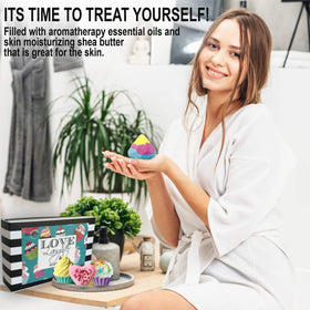 Mineral Me California individually wrapped bath bombs for hygiene and gifting