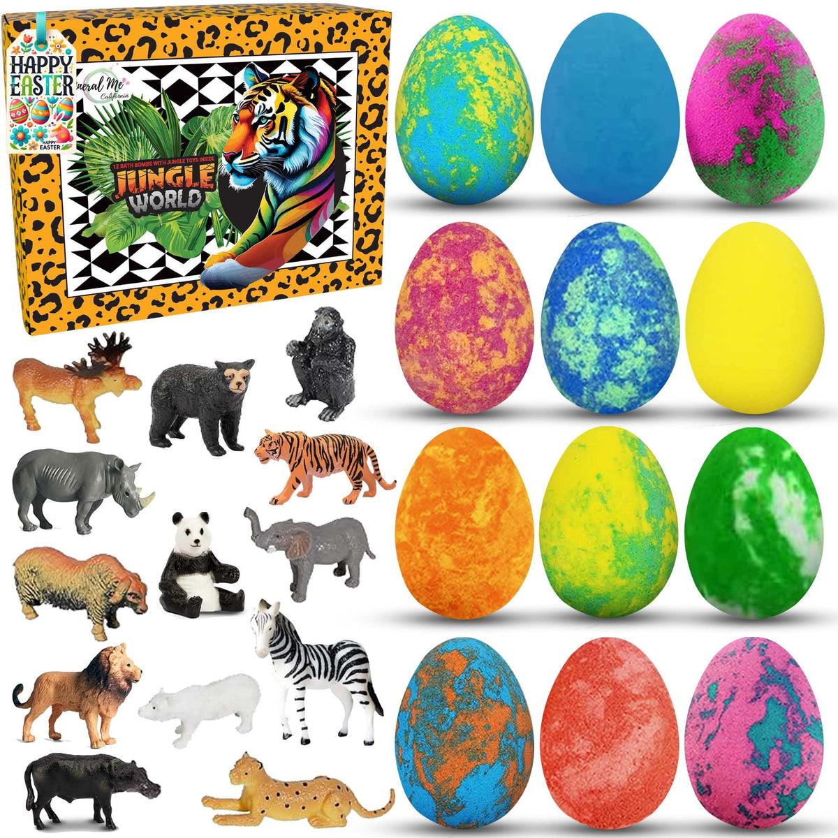 Mineral Me California individually wrapped bombs in gift box benefit: ready for birthdays and parties