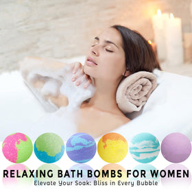 Mineral Me California bath bomb held in hand to show scale and single-use portion