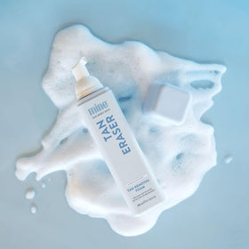 Minetan BODY.SKIN used on face and body for clean tan prep