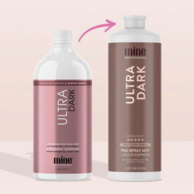 MINETAN BODY.SKIN nozzle detail for controlled salon-grade mist application