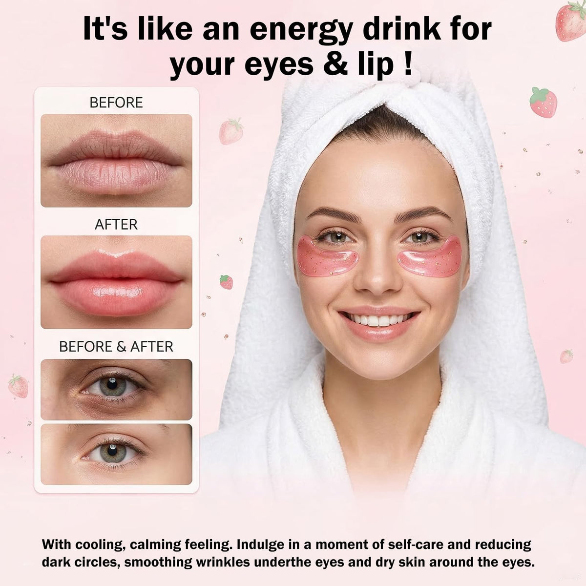 Minfei crystal lip mask texture displaying hydration and plumping