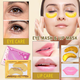 Miniling gold eye patch close-up showing texture and instant brightening