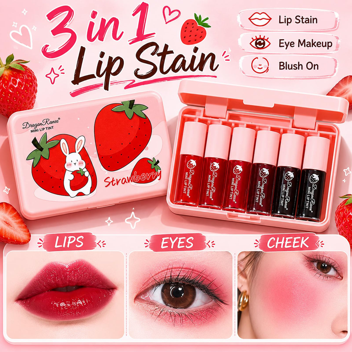 Miniling label close-up highlighting paraben-free and cruelty-free benefit