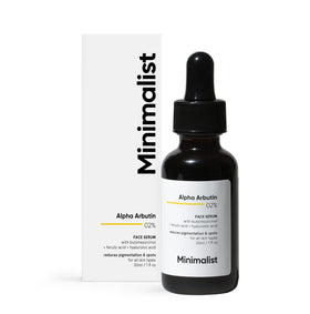 Minimalist 30 ml bottle in hand demonstrating compact size and travel-friendly benefit