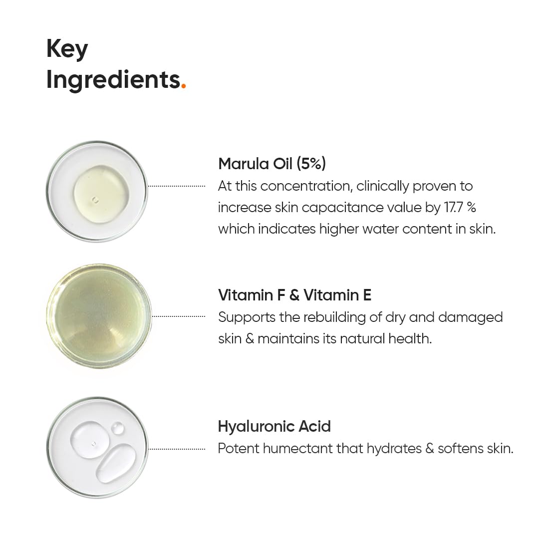 Minimalist face moisturizer cream on hand demonstrating smooth spreadability