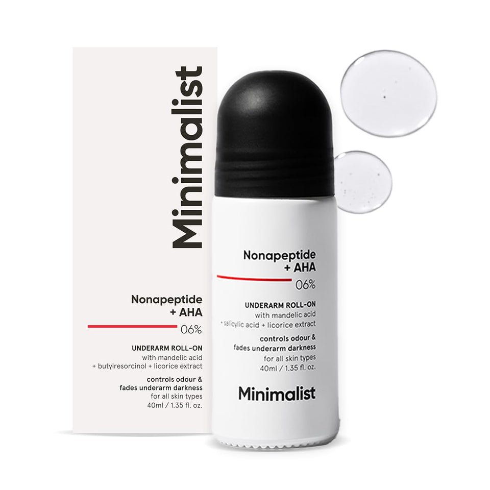 Minimalist roll-on front packaging showing product name and size for clarity