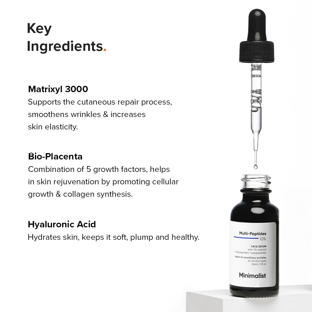 Minimalist 30ml bottle beside common items to show true size