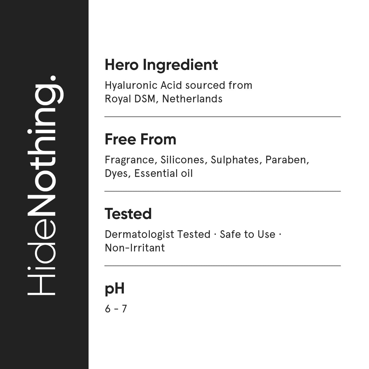 Minimalist serum being applied on hand to show quick absorption and instant hydration