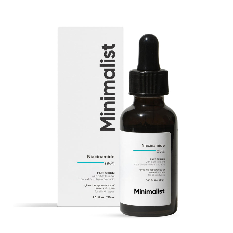 Minimalist front bottle showing label and clean design, highlights clarity benefits