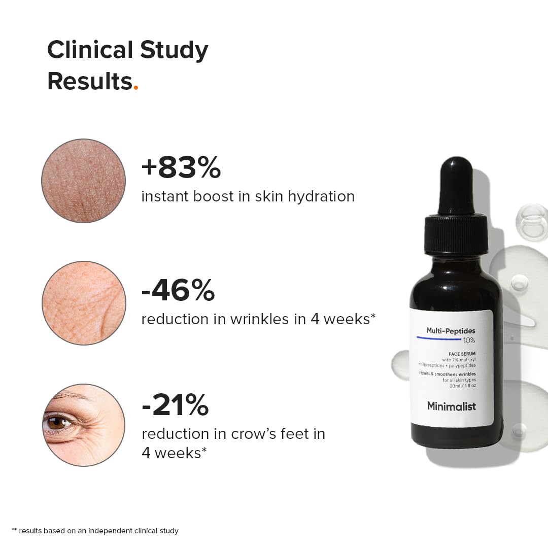 Minimalist serum texture on skin absorbed quickly for instant hydration