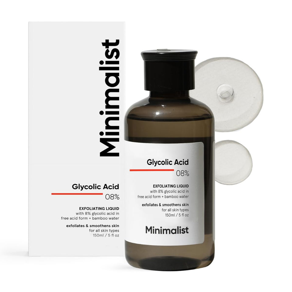 Minimalist toner front packaging shows clean label and 150 ml volume benefit
