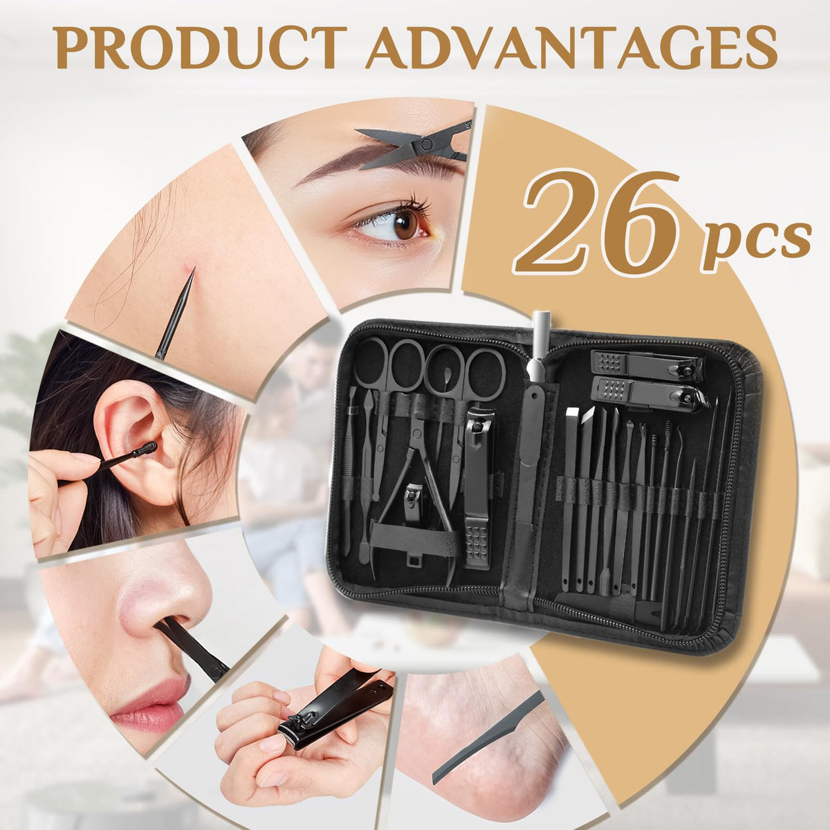 MINKINH tool in use during manicure showing neat results and ergonomic grip