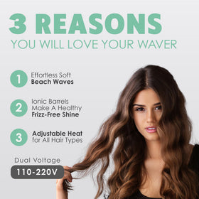 MINT in-hand styling demo creating large waves quickly and comfortably