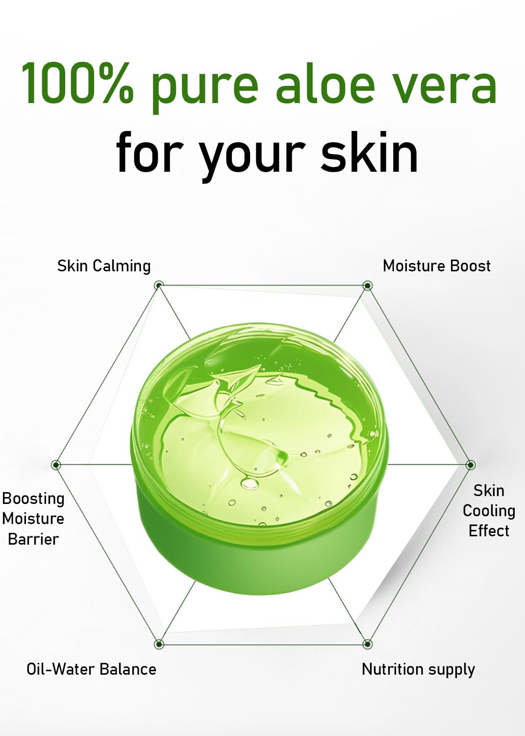 MIRACLAIR massaging gel into scalp and hair for lightweight moisture