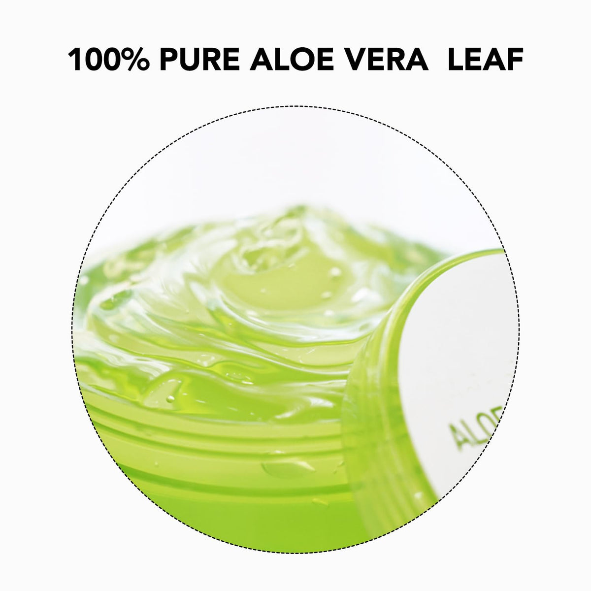 MIRACLAIR open cap displaying clear gel texture for quick absorption