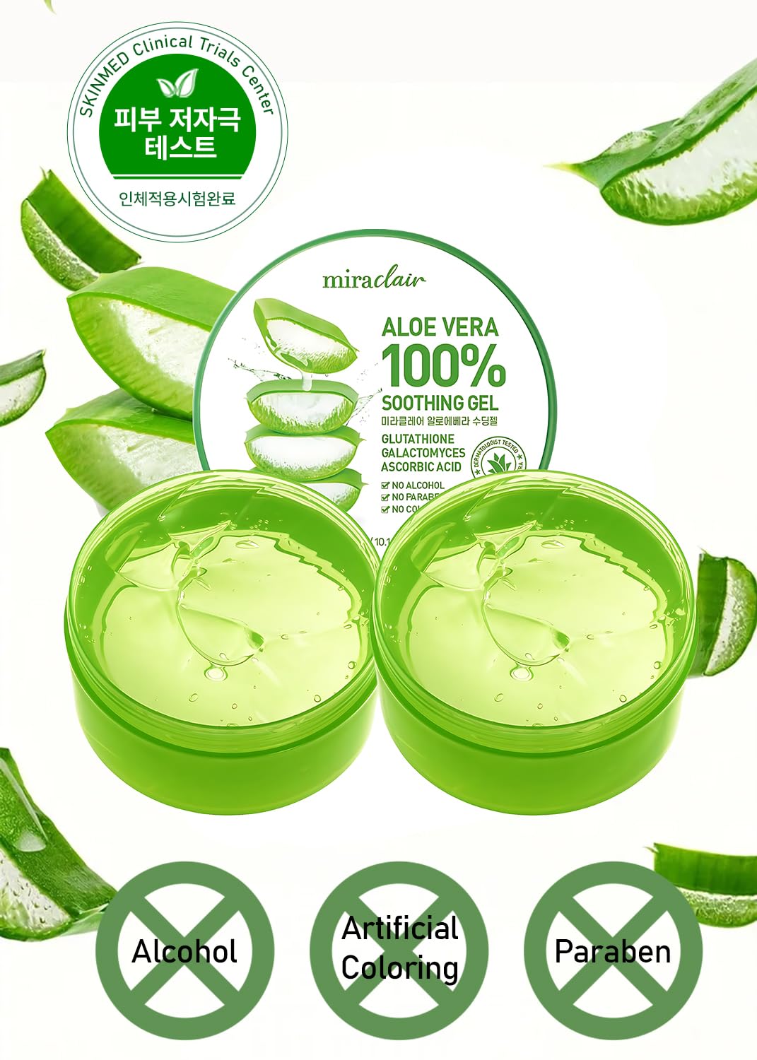 MIRACLAIR dispensing gel to demonstrate easy daily application
