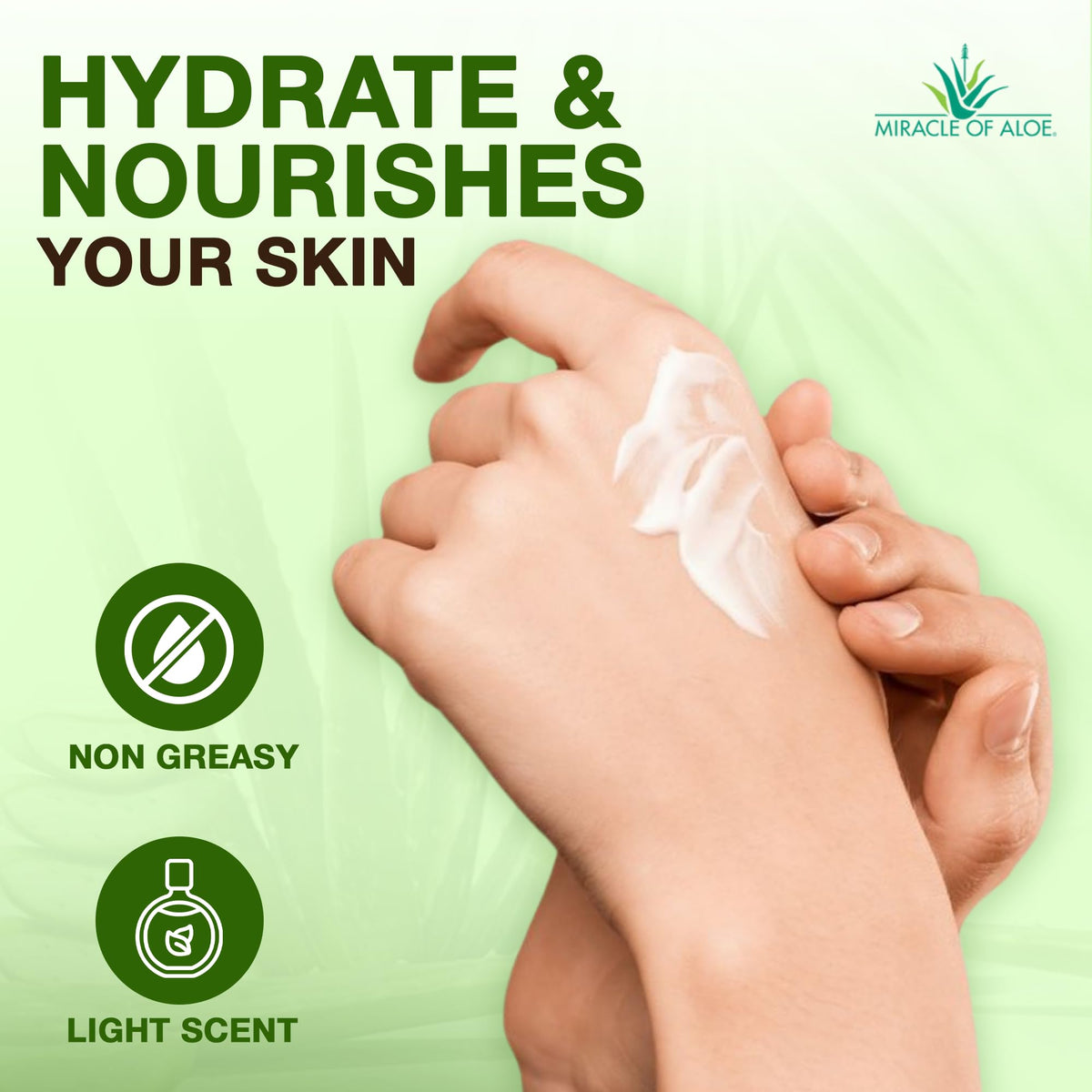 Miracle of Aloe before and after heel application showing reduced cracks