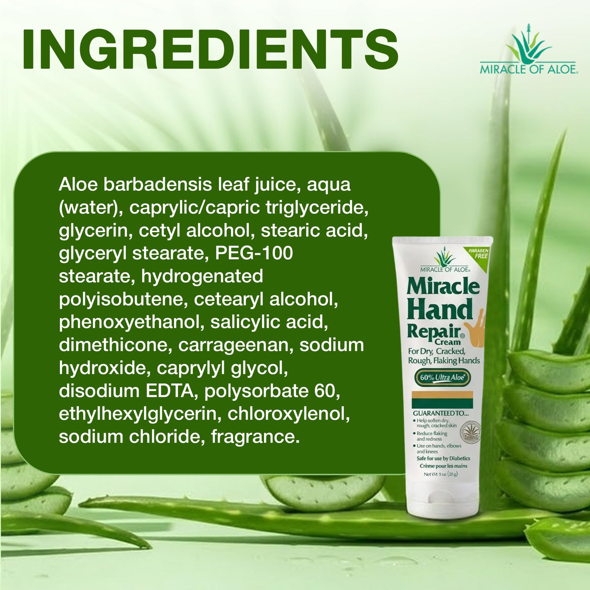 Miracle of Aloe used on elbow showing smoothing of rough skin benefit