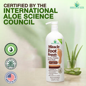 Miracle of Aloe close-up of creamy texture highlighting deep-moisture absorption benefit