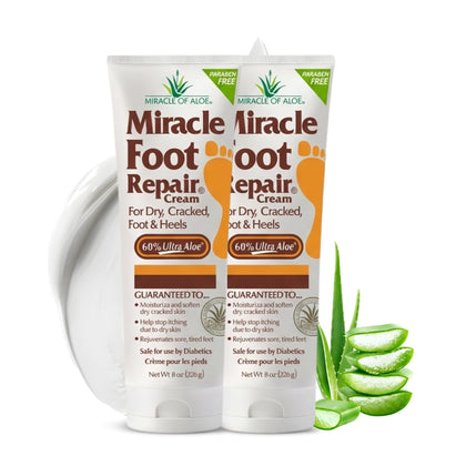 Miracle of Aloe front tub view showing packaging and clear benefits