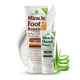 Miracle of Aloe front packaging showing duo and immediate hydration benefit