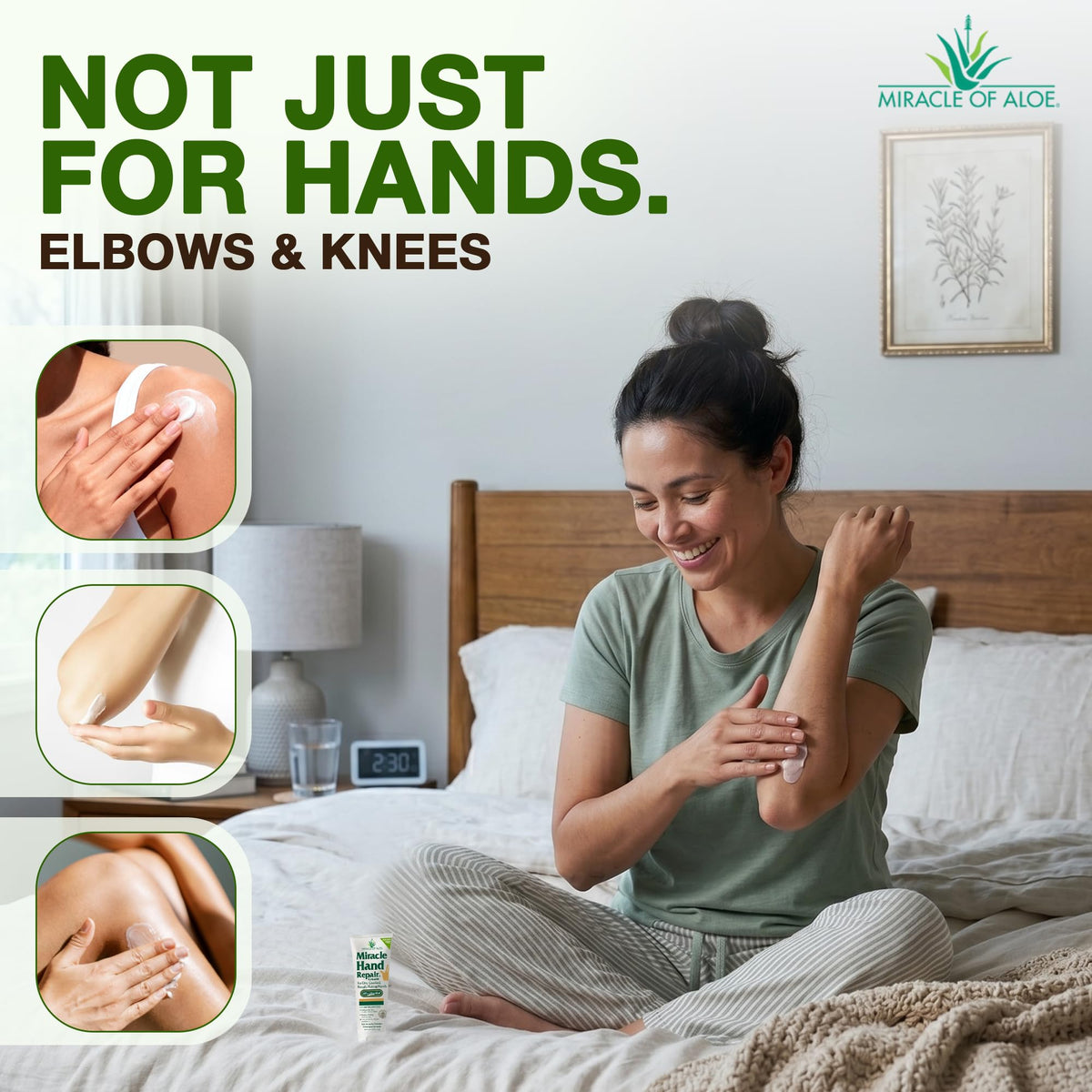 Miracle of Aloe ingredients label with 60% UltraAloe emphasis benefit