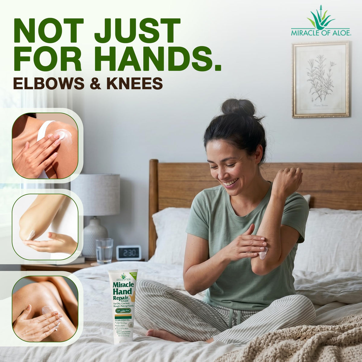 Miracle of Aloe ingredients label highlighting 60% UltraAloe concentration