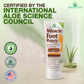 Miracle of Aloe opened tube showing creamy texture and hydration
