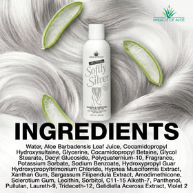 Miracle of Aloe label ingredients panel highlighting 20% UltraAloe and panthenol