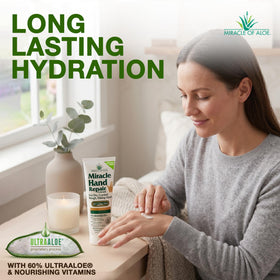 Miracle of Aloe tube inside travel bag showing convenience for on-the-go care