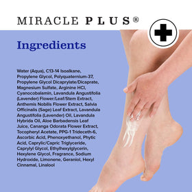Miracle Plus used in bedtime routine on nightstand to show calming ritual benefit
