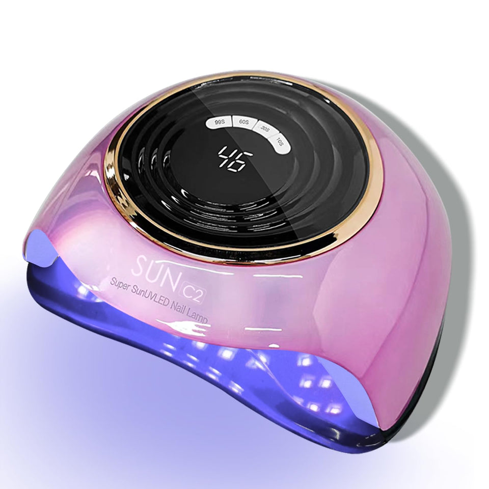 mirage layon front view showing pink ABS housing and spacious curing chamber, professional finish