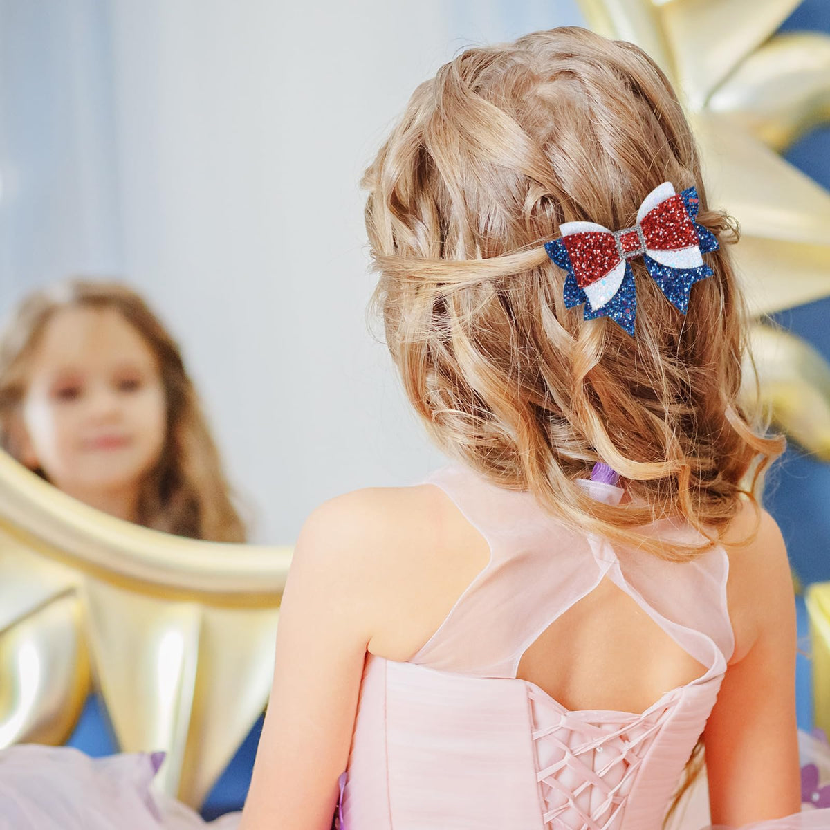 Miroksh child model wearing bow showing festive look and comfortable fit