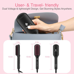 MiroPure 360 degree swivel cord and plug offering tangle free styling convenience