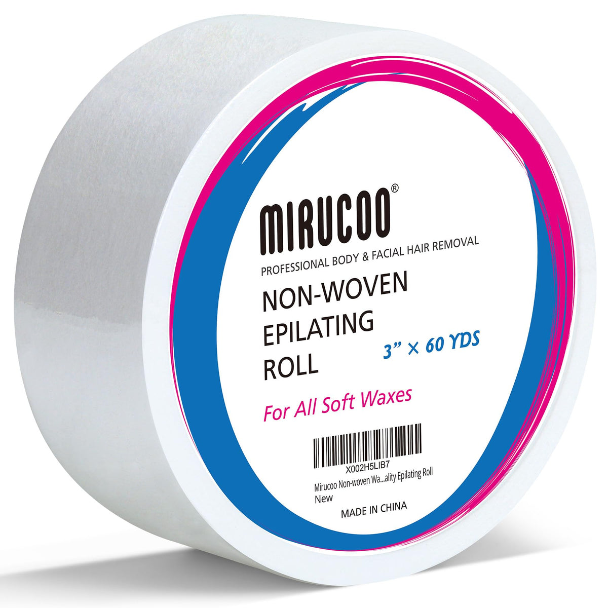 MIRUCOO front packaging showing brand and roll size, professional convenience