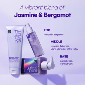 Mise En Scene after-wash straight hair result showing smoothness and shine