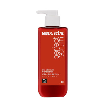Mise En Scene front packaging showing bottle and label for clear product ID and trust