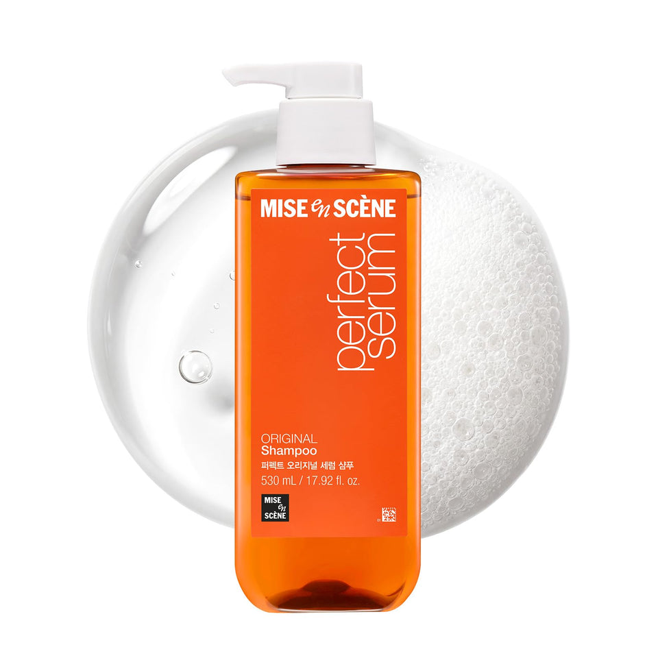 Mise En Scene front packaging showing bottle and brand for clear identification and shelf appeal