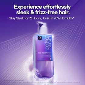 Mise En Scene gel texture turning into foam, demonstrating creamy lather benefits