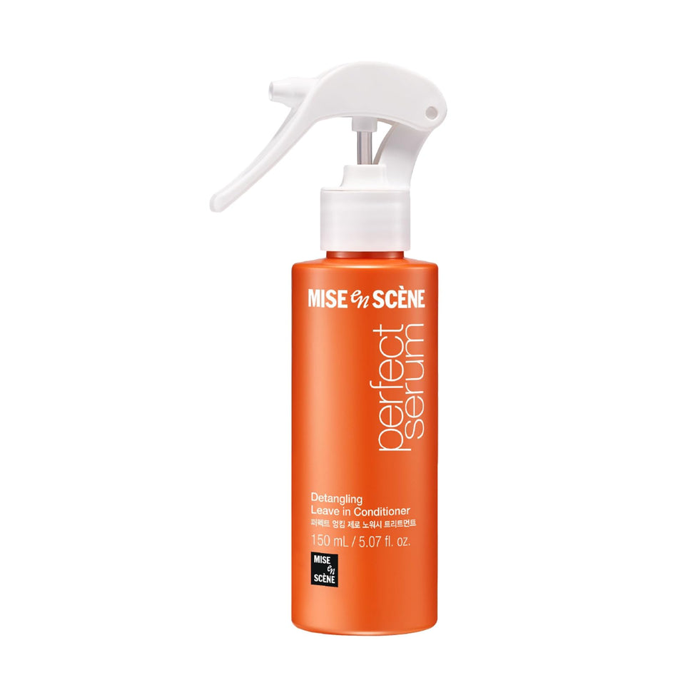 Mise En Scene front packaging showing compact mist bottle and brand benefits