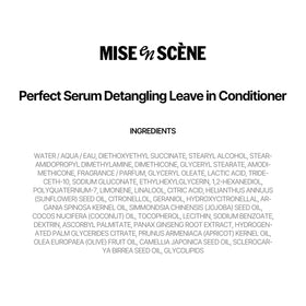 Mise En Scene on bathroom shelf styled in routine to convey salon‑like results