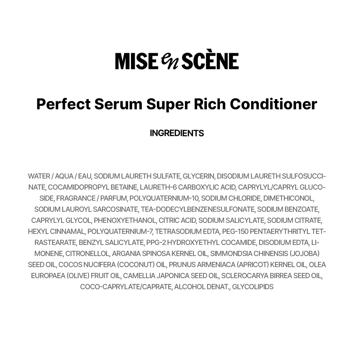 Mise En Scene styled bathroom shelf lifestyle shot conveying salon-quality routine
