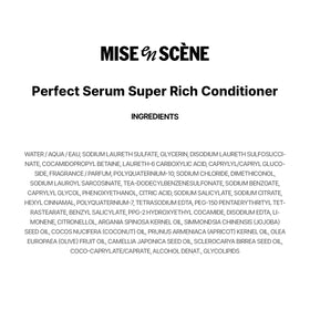 Mise En Scene styled bathroom shelf lifestyle shot conveying salon-quality routine