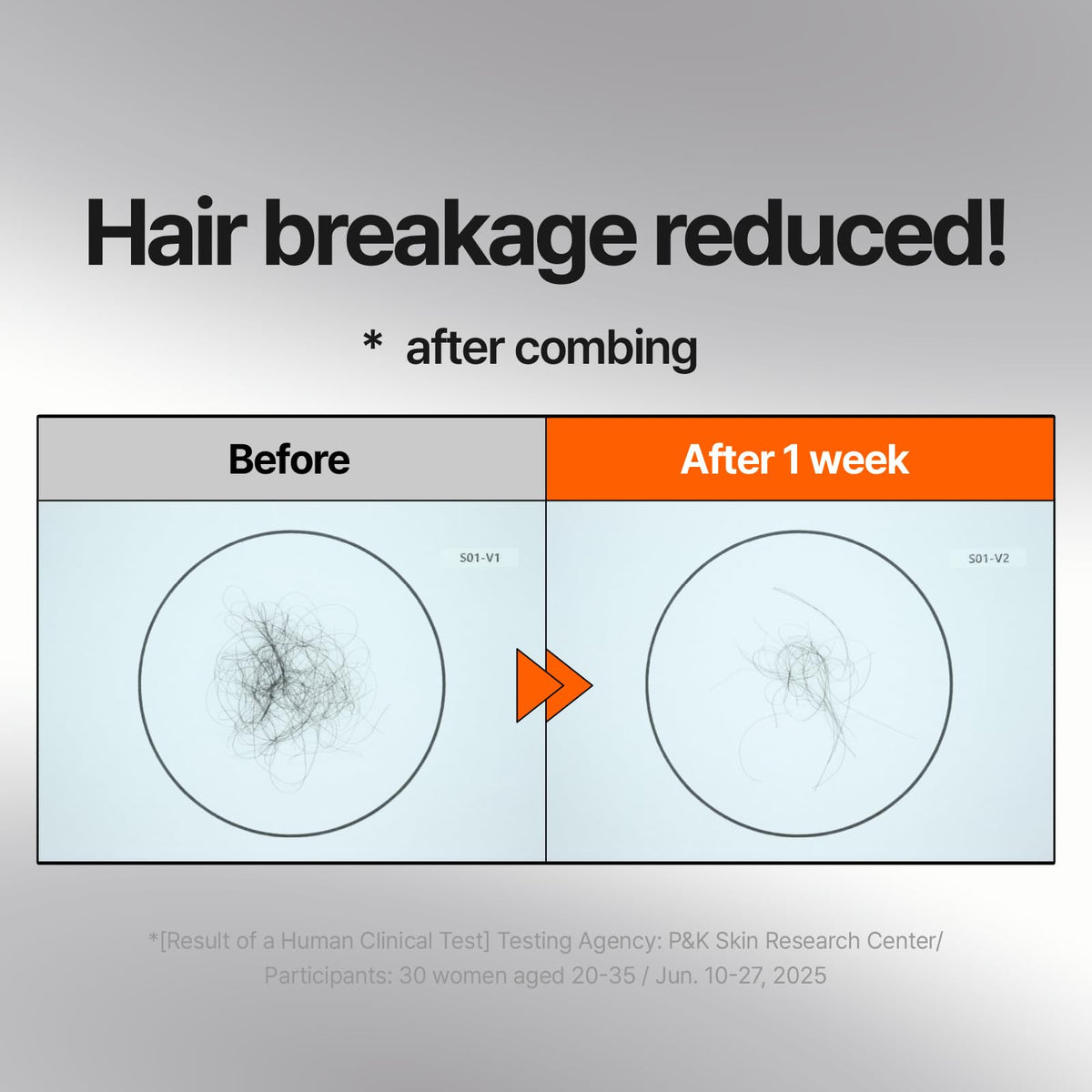 Mise En Scene applying mask to damp hair to moisturize mid-lengths and ends