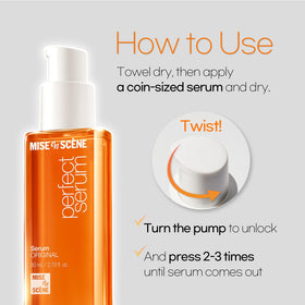 Mise En Scene on bathroom shelf lifestyle shot showing daily use benefit