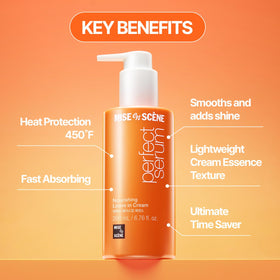 Mise En Scene dispensing lightweight cream texture for quick absorption