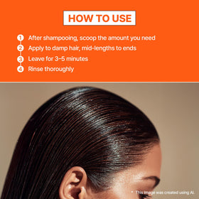 Mise En Scene finished hairstyle showing reduced frizz and lasting shine